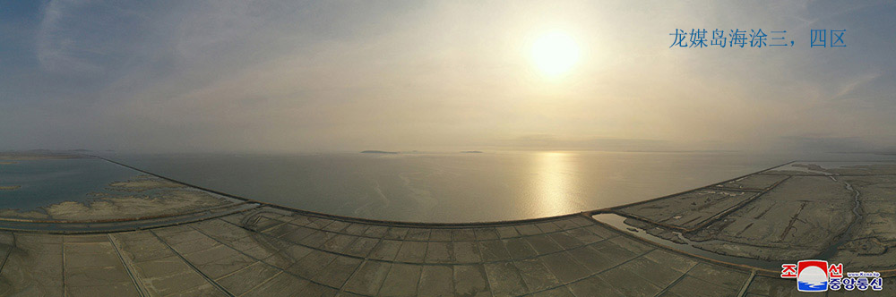 在西海地区建起的海涂