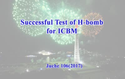 Successful Test of H-bomb for ICBM