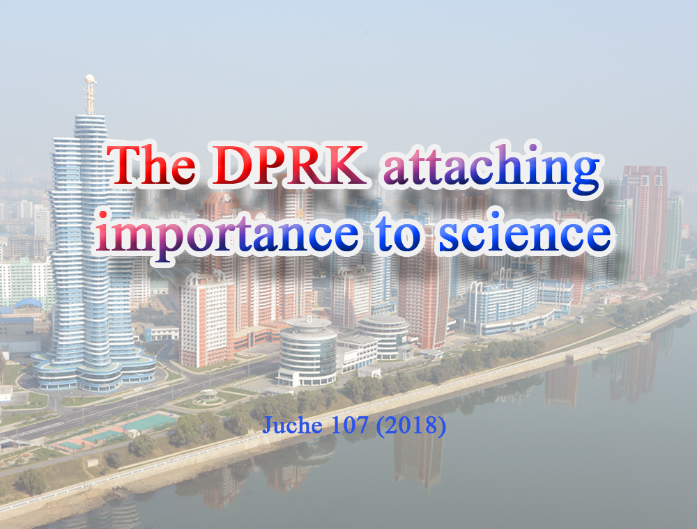 The DPRK attaching importance to science