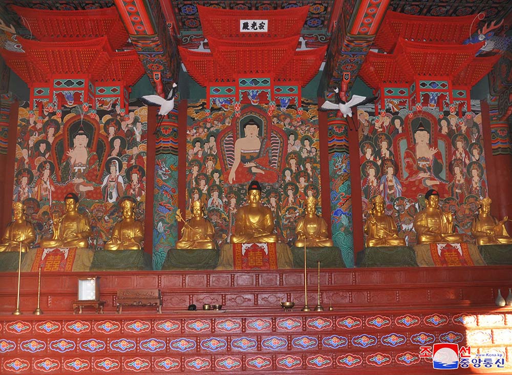 朝鲜复原中世纪时期著名的建筑遗产——释王寺