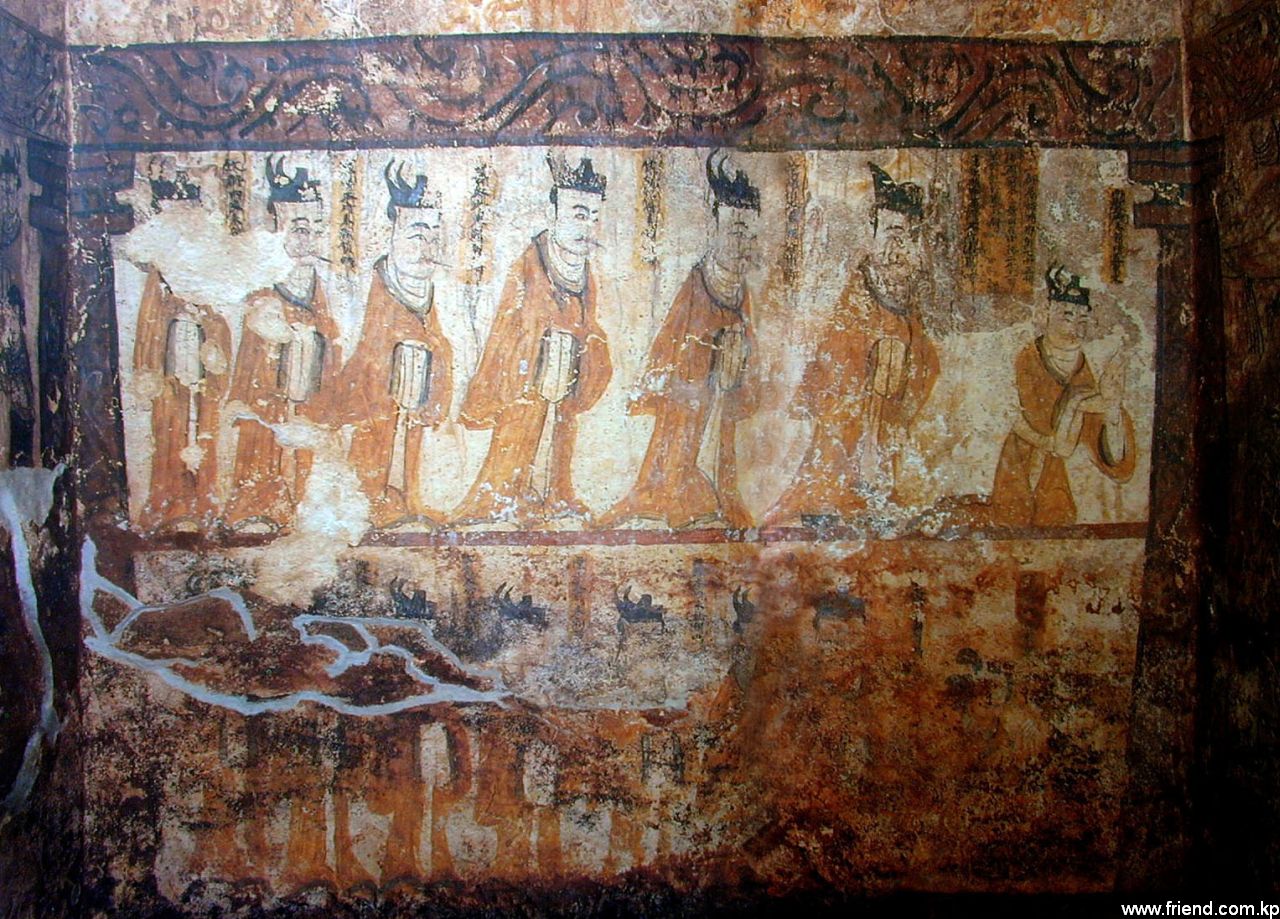 La fresque de la tombe du Coguryo