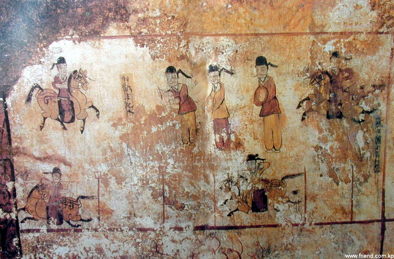 La fresque de la tombe du Coguryo