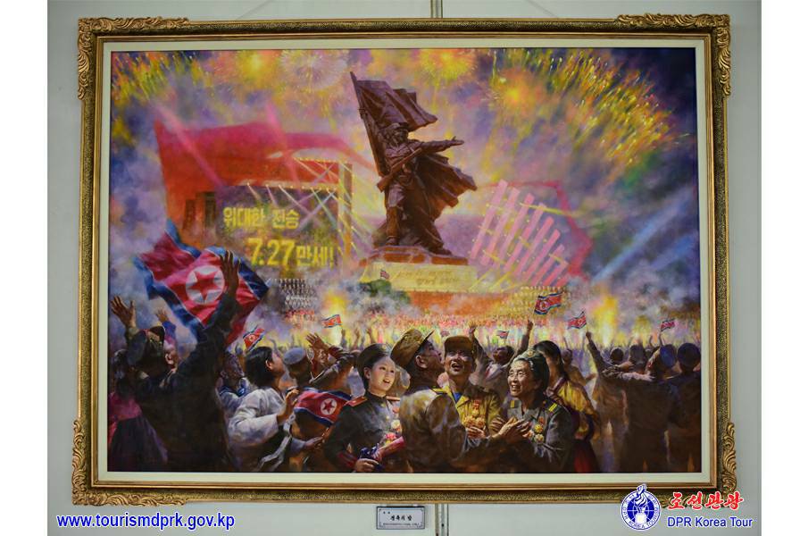 祖国解放戦争勝利70周年慶祝国家美術展覧会が盛大に行われる