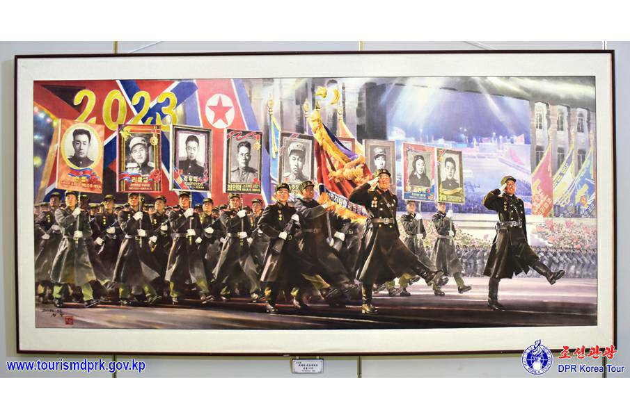祖国解放戦争勝利70周年慶祝国家美術展覧会が盛大に行われる