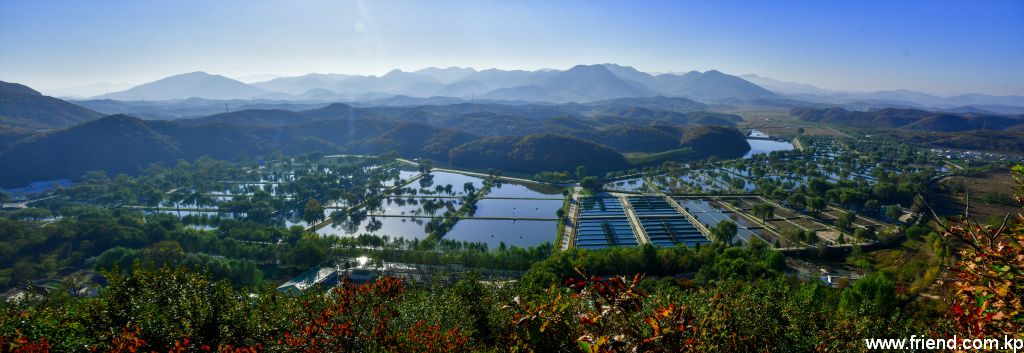Le bassin piscicole de Sinchang