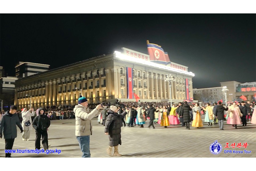 2025年の新春を迎えてロシア第一次観光団が平壌と各地を見学