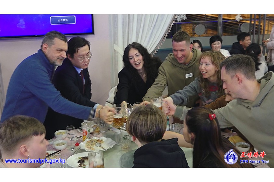 2025年の新春を迎えてロシア第一次観光団が平壌と各地を見学