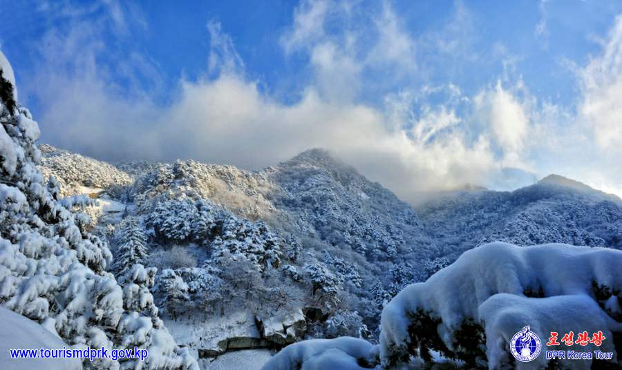 妙香山の冬