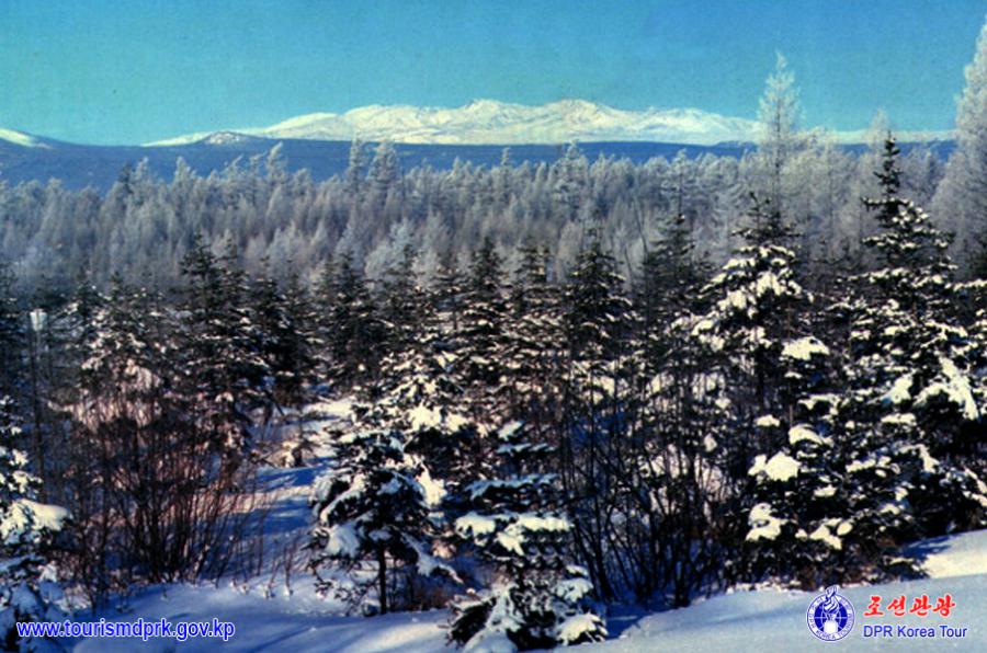 Озеро Самчжи зимой