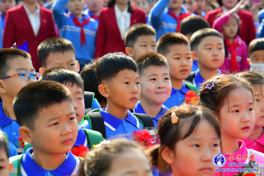 On the day of starting a new school year