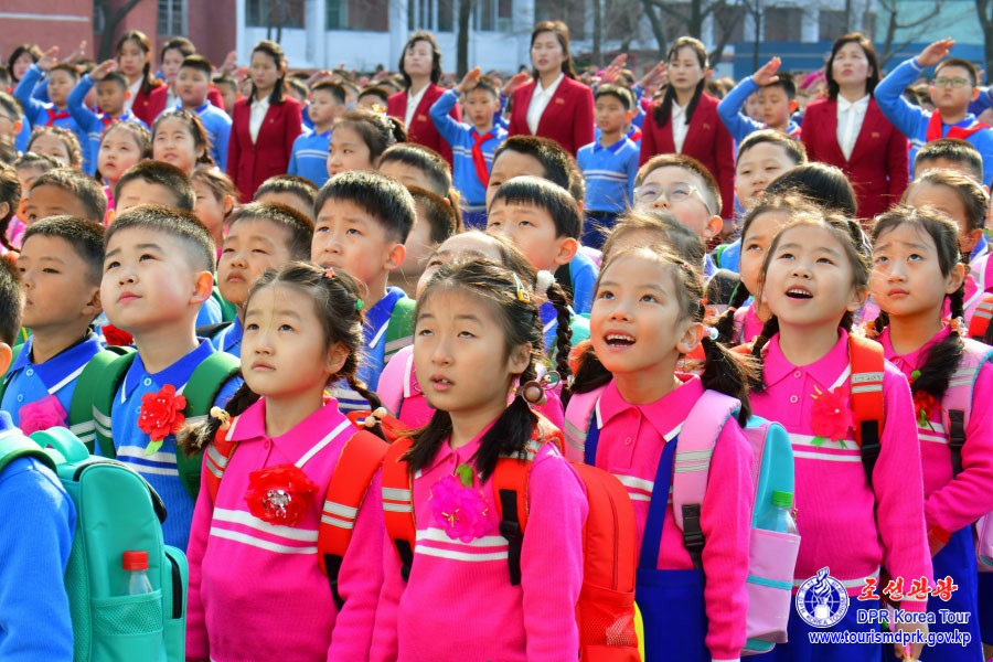 On the day of starting a new school year