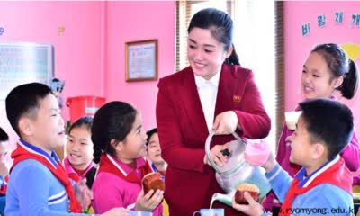 Pyongyang Primary School for Orphans Overflows with Happy Laughter