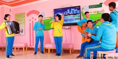 Pyongyang Middle School for Orphans Overflows with Happy Laughter