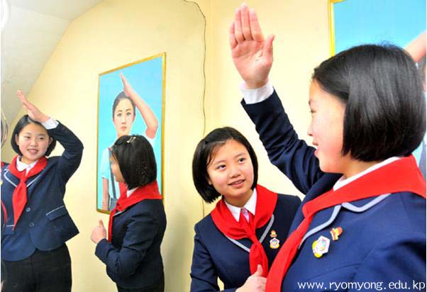 Pyongyang Middle School for Orphans Overflows with Happy Laughter