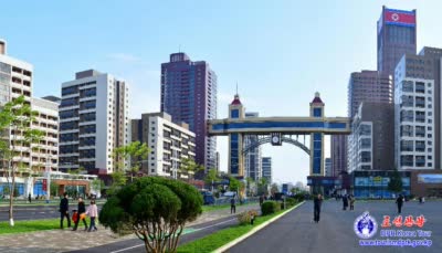 Hwasong Street on May Day