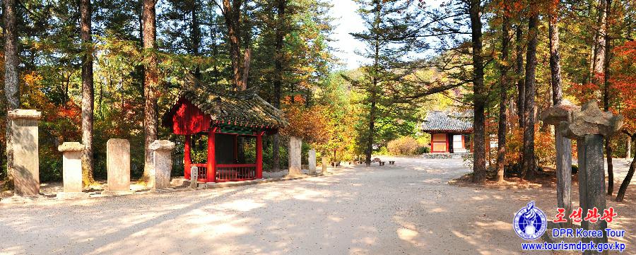 妙香山の歴史遺跡