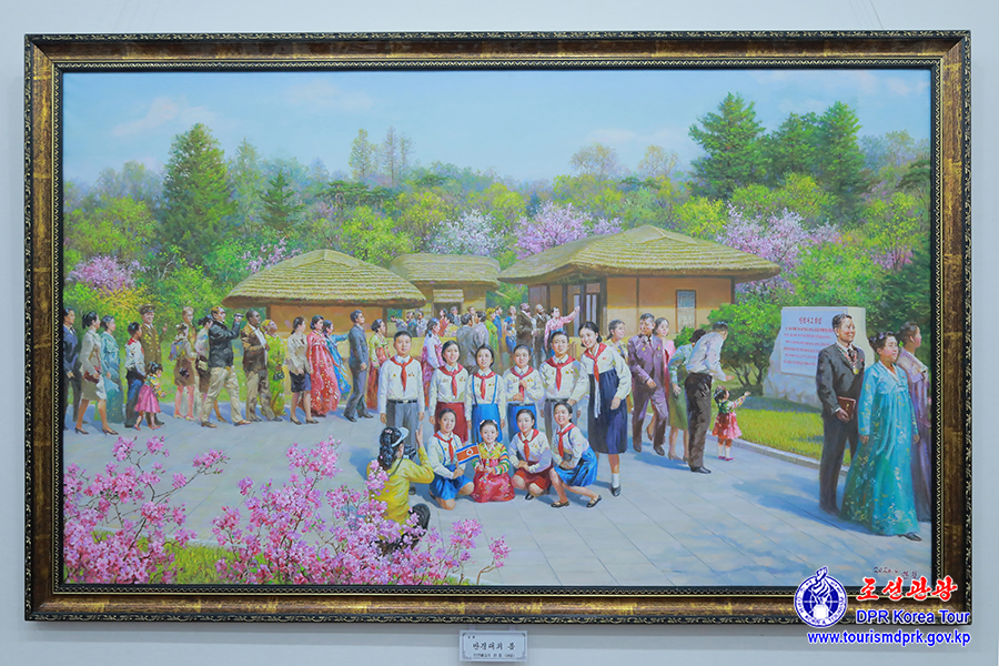 Art exhibition by aged artists