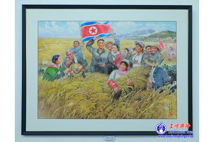 Art exhibition by aged artists