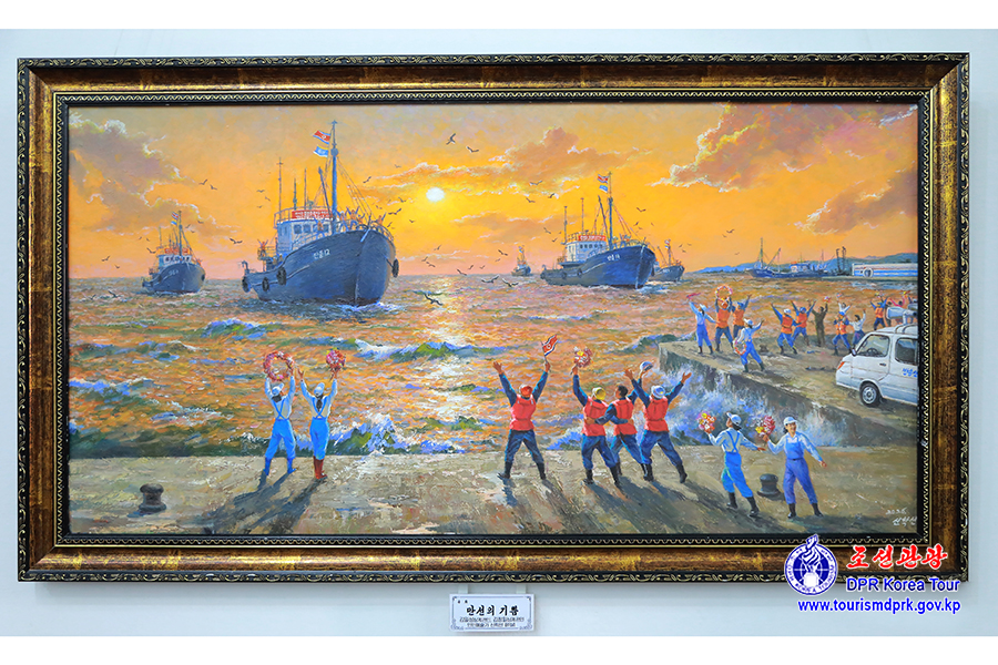 Art exhibition by aged artists