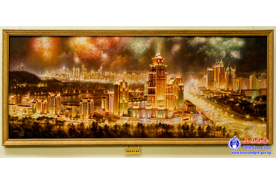 庆祝伟大领袖金日成同志华诞114周年中央美术展