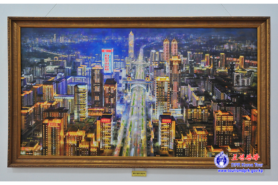 庆祝伟大领袖金日成同志华诞114周年中央美术展