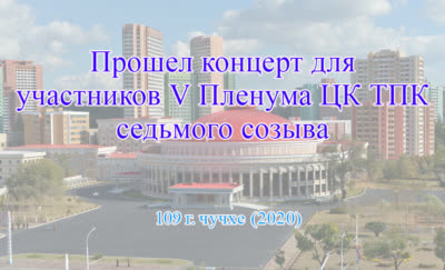 Прошел концерт для участников Ⅴ Пленума ЦК ТПК седьмого созыва