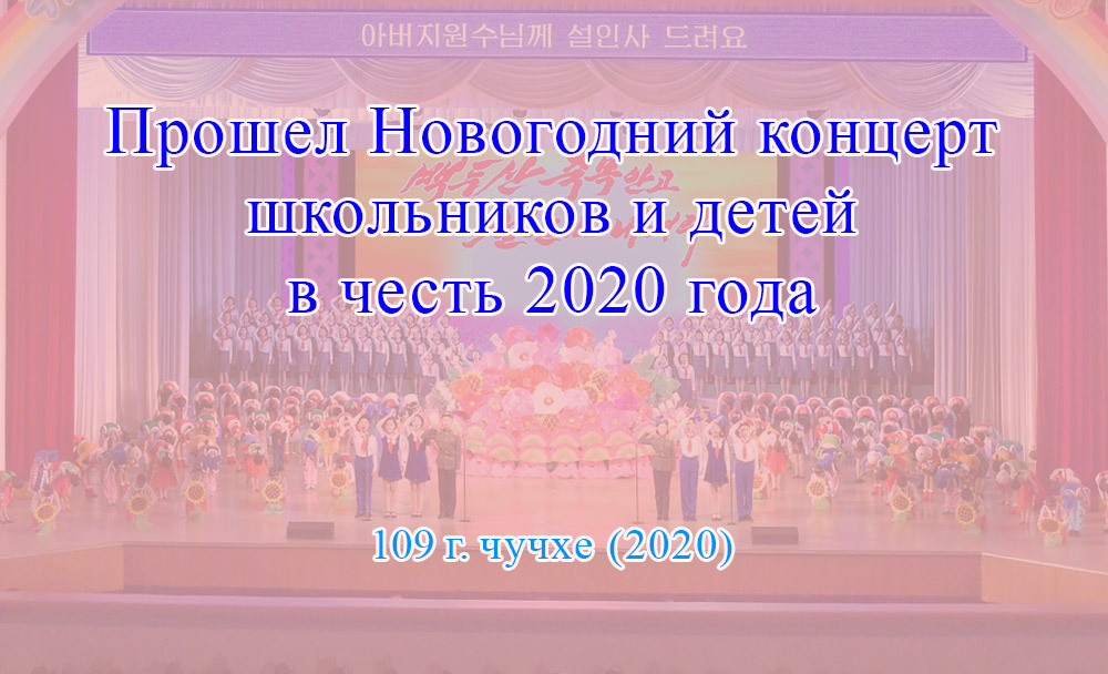 Прошел Новогодний концерт школьников и детей в честь 2020 года
