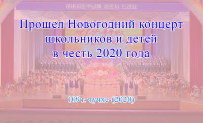 Прошел Новогодний концерт школьников и детей в честь 2020 года