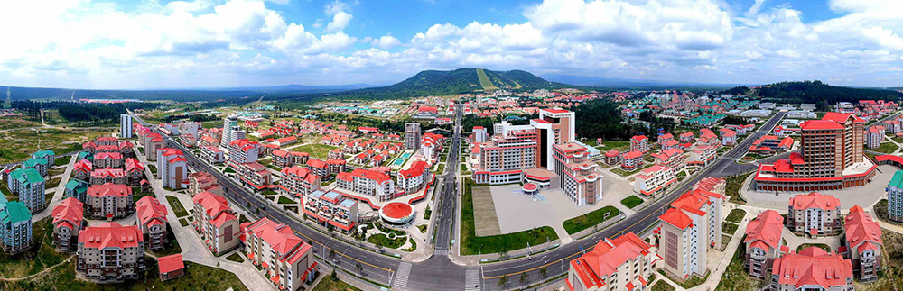 Samjiyon, ciudad moderna urbe montaňosa(1)