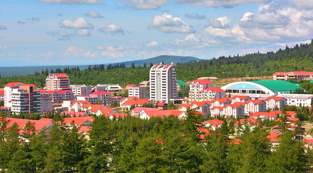 Samjiyon, ciudad moderna urbe montaňosa(1)
