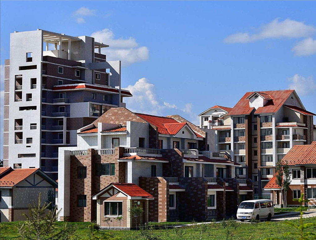 Samjiyon, ciudad moderna urbe montaňosa(1)
