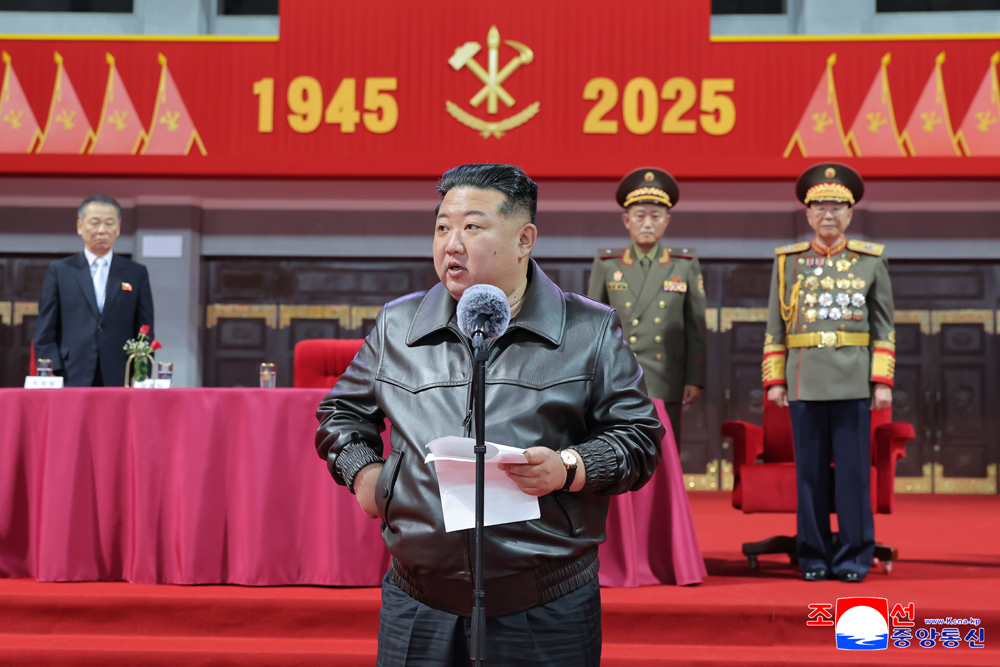 Respected Comrade Kim Jong Un Enjoys Grand Mass Gymnastics and Artistic Performance