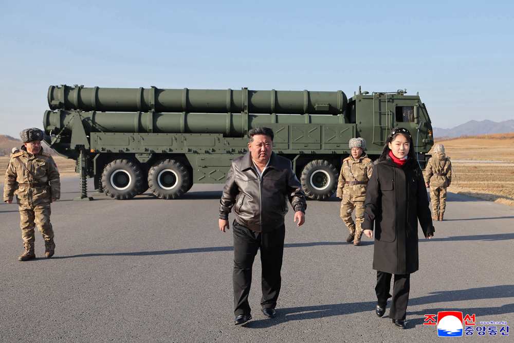 DPRK Missile Administration Test-fires Large-caliber MRLS