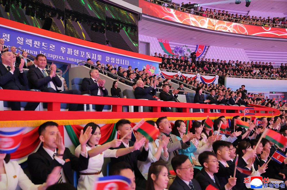 白俄罗斯共和国总统欢迎演出举行