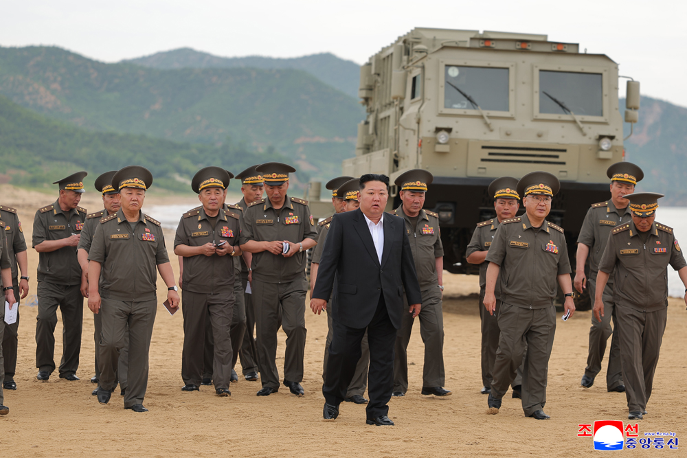 Respected Comrade Kim Jong Un Supervises Tests of Major Weapons Organized by Defence Science Research Institutes