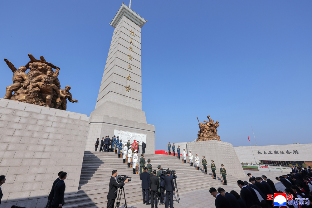 Respected Comrade Kim Jong Un Visits Dandong City, Liaoning Province of PRC